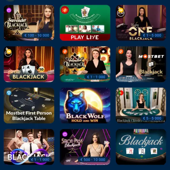 Mostbet Blackjack